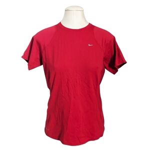 Nike Fit Dry Red Short Sleeve T-shirt size Medium 8-10